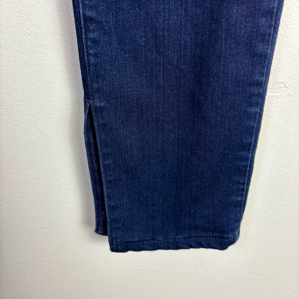 PAIGE Constance skinny jeans 29 dark wash split hem - Picture 7 of 11